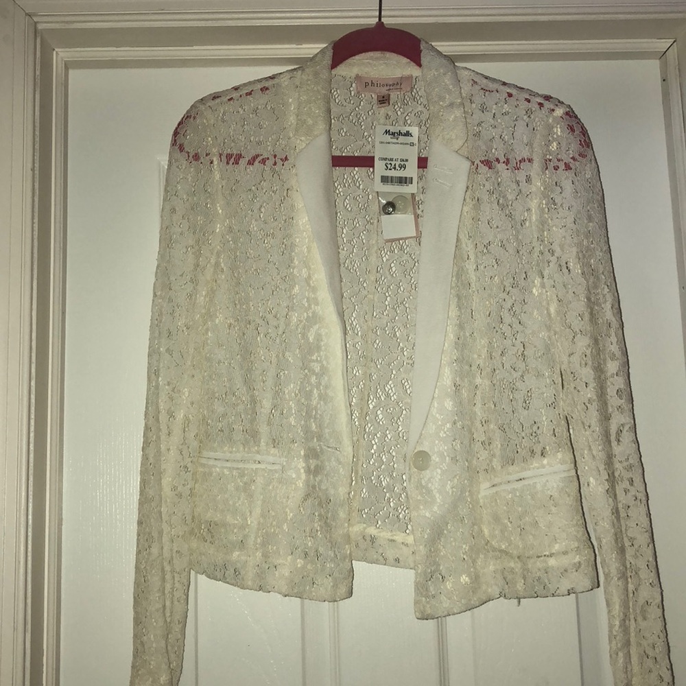 Brand New  Philosophy Lace Blazer